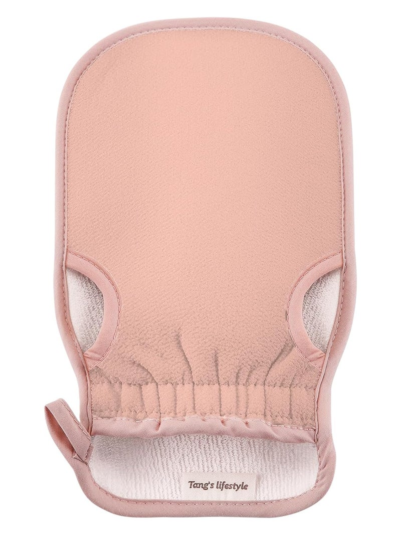Aswdbbn Exfoliating Glove (Original) Machine Washable Newly Upgraded With Thumb Holes Korean Body Scrubber 100% Vegan Viscose Exfoliating Mitt for Dead Skin Removal, Keratosis Pilaris & Self-Tan Prep - Image 1